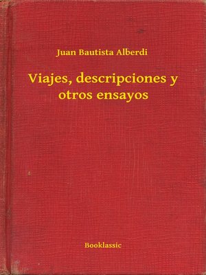 cover image of Viajes, descripciones y otros ensayos